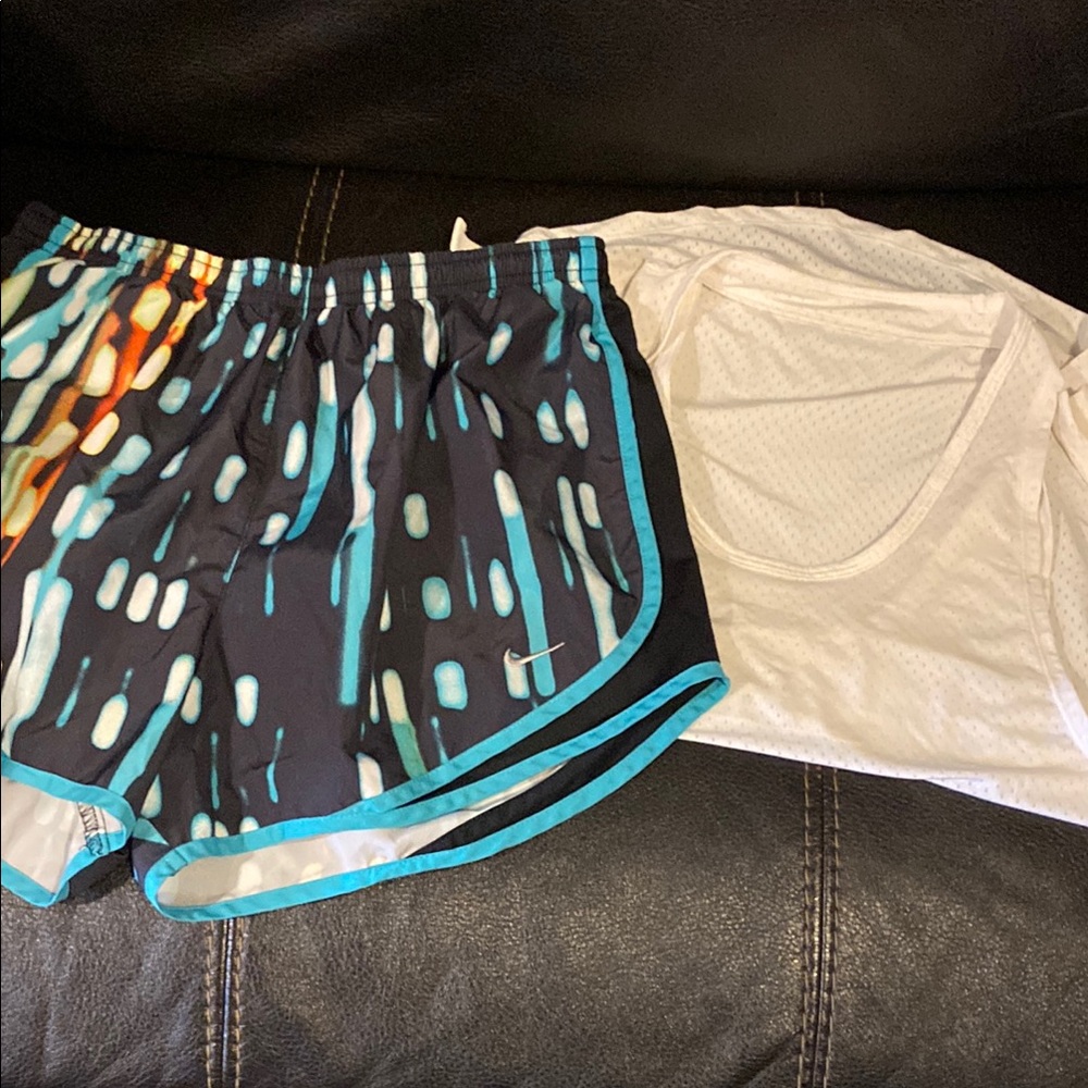 Sports shorts and top